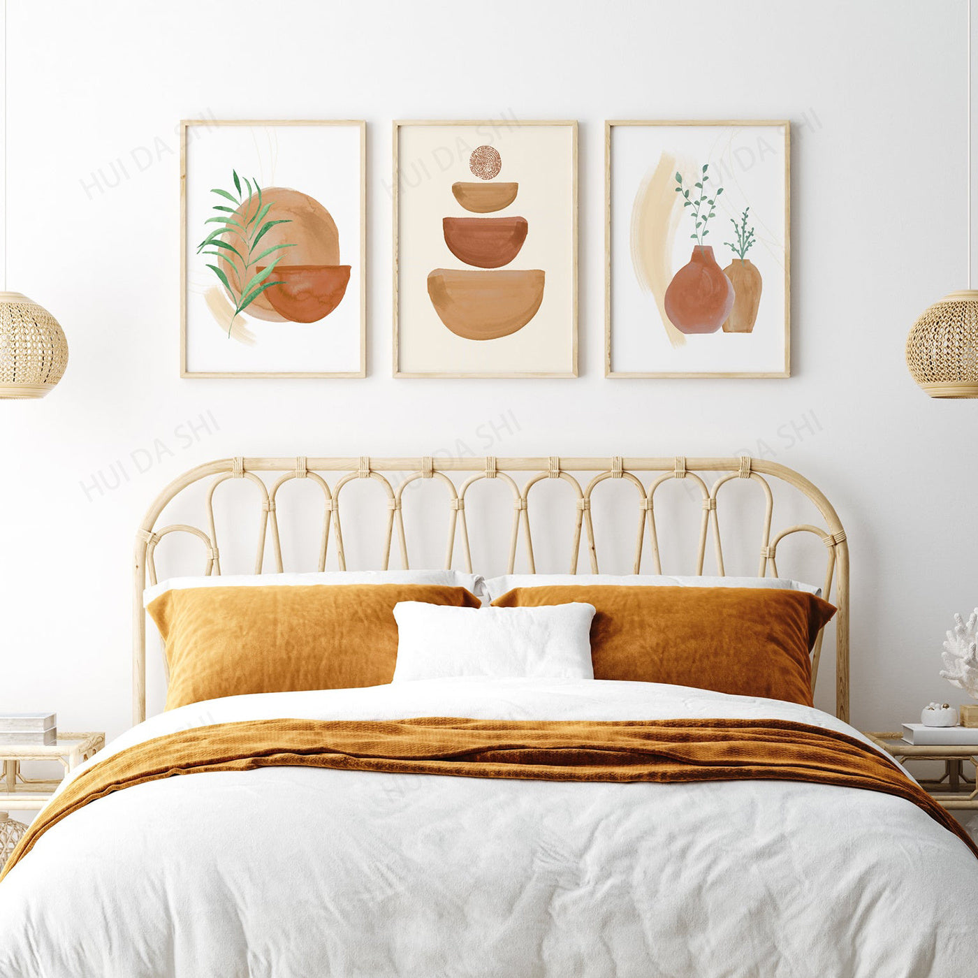 Bohemian Canvas Print – Minimalist Wall Art for Home Decoration