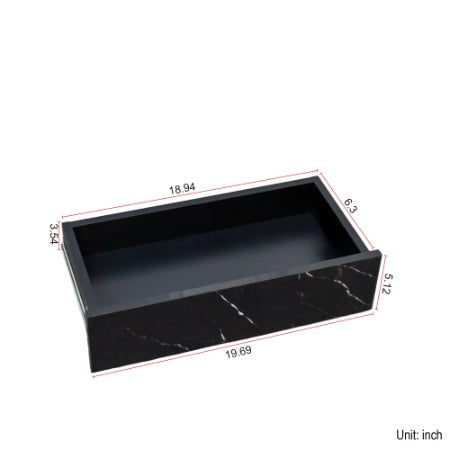 Modern LED Coffee Table 6.93" High – Elegant Living Room Center Table with RGB Lights