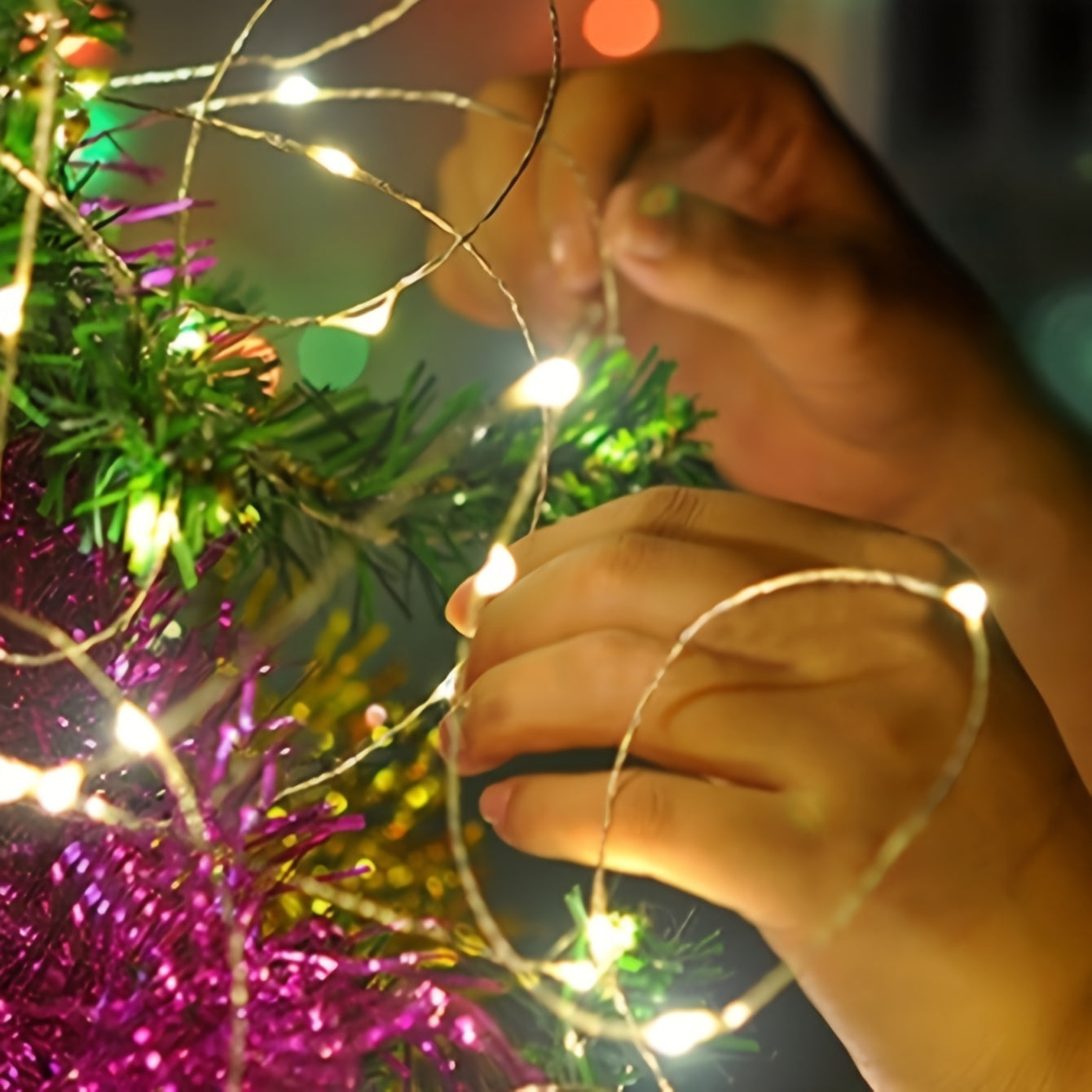 Fairy String Lights 10M – Battery Box LED Lamp for Romantic Home Lighting
