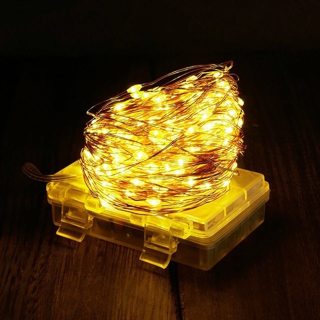 Fairy String Lights 10M – Battery Box LED Lamp for Romantic Home Lighting