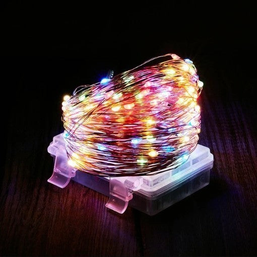 Fairy String Lights 10M – Battery Box LED Lamp for Romantic Home Lighting