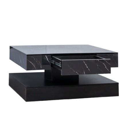 Modern LED Coffee Table 6.93" High – Elegant Living Room Center Table with RGB Lights