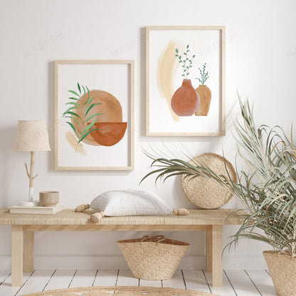 Bohemian Canvas Print – Minimalist Wall Art for Home Decoration
