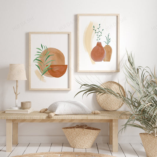 Bohemian Canvas Print – Minimalist Wall Art for Home Decoration