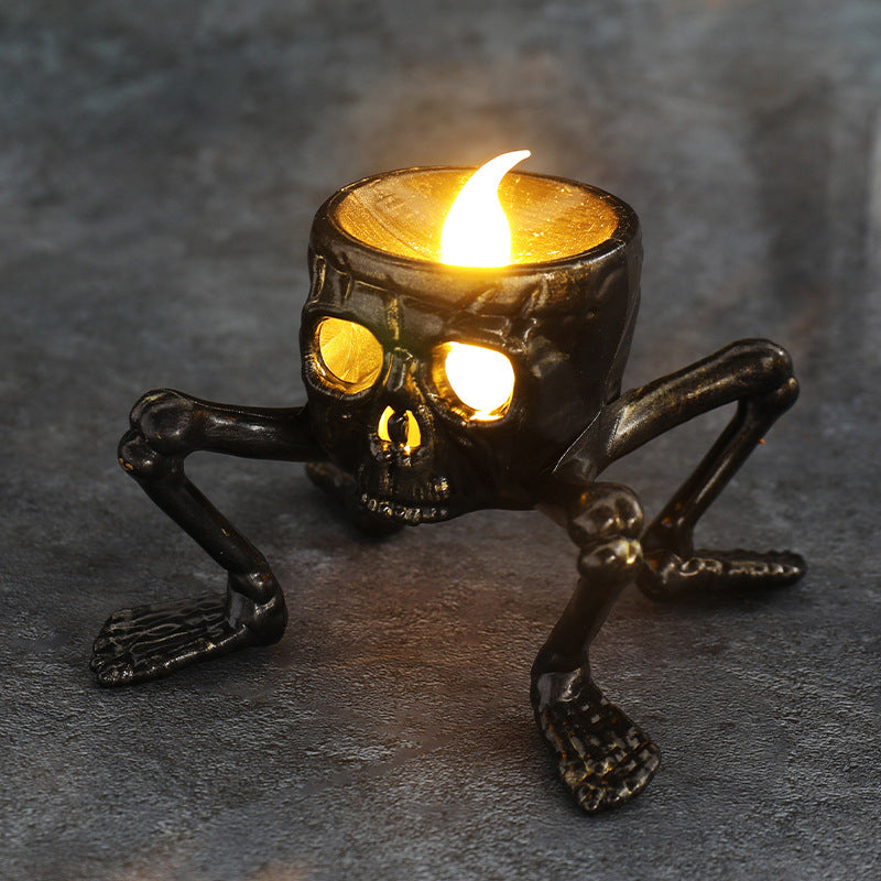 Skull Hand Lantern – Halloween Night Light & Horror Decor Prop