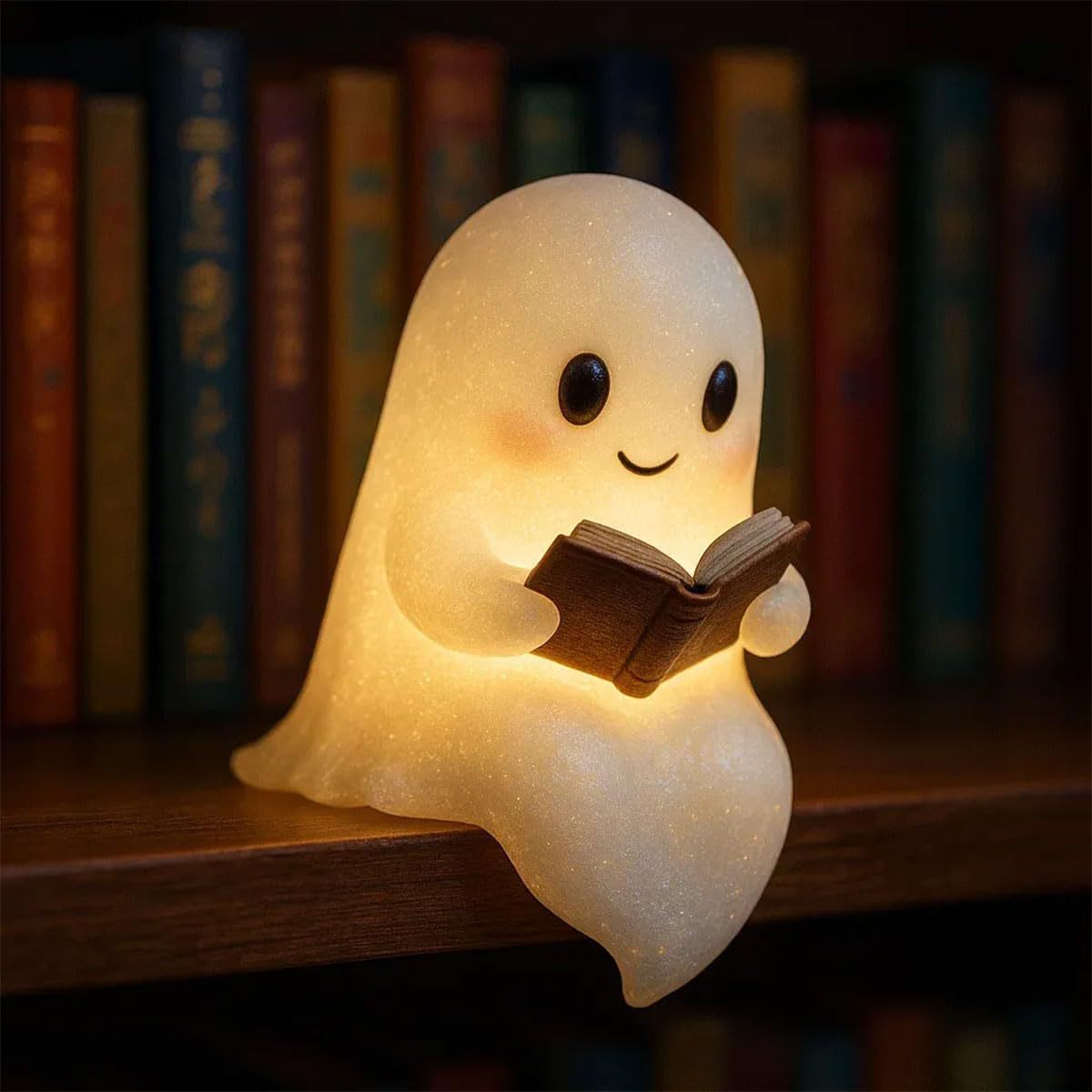 Lovely Ghost LED Night Light – Kids’ Bedside Lamp & Halloween Gift